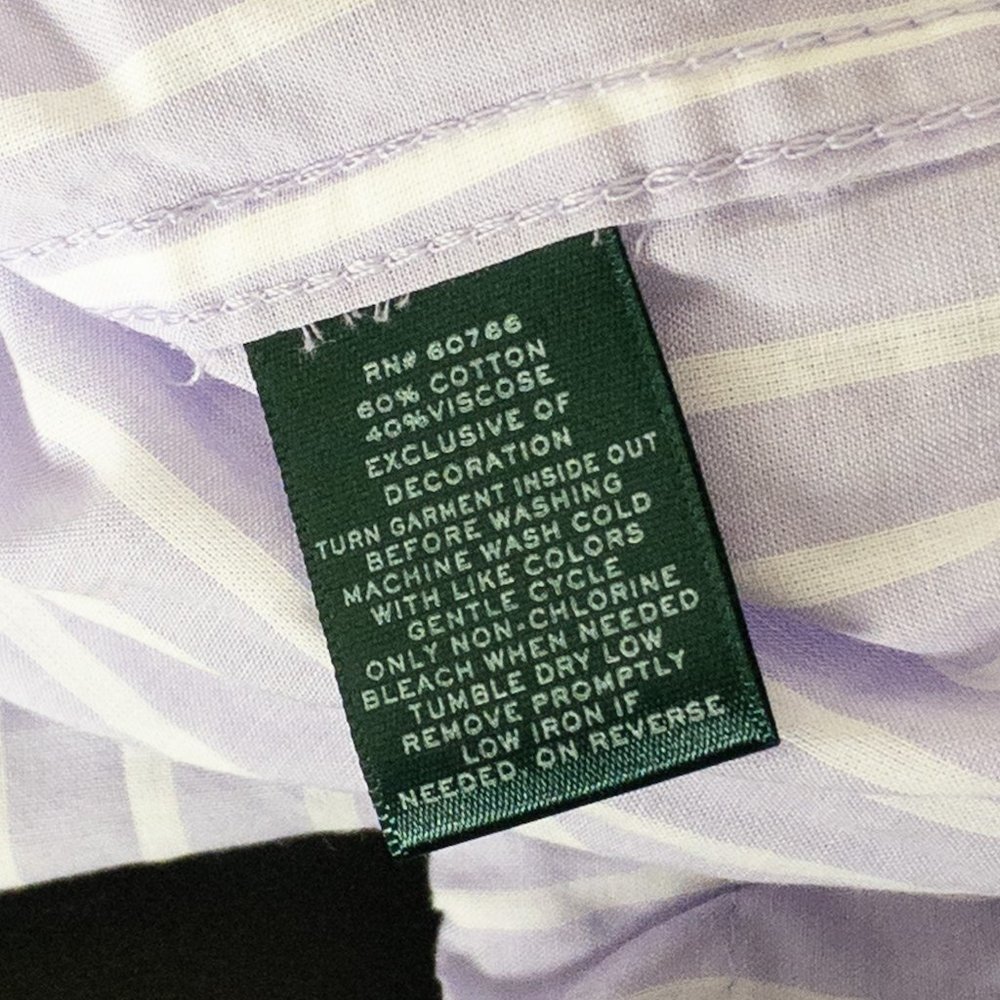 Lauren Ralph Lauren Classic Woven Pajama Set - Picture 11 of 12
